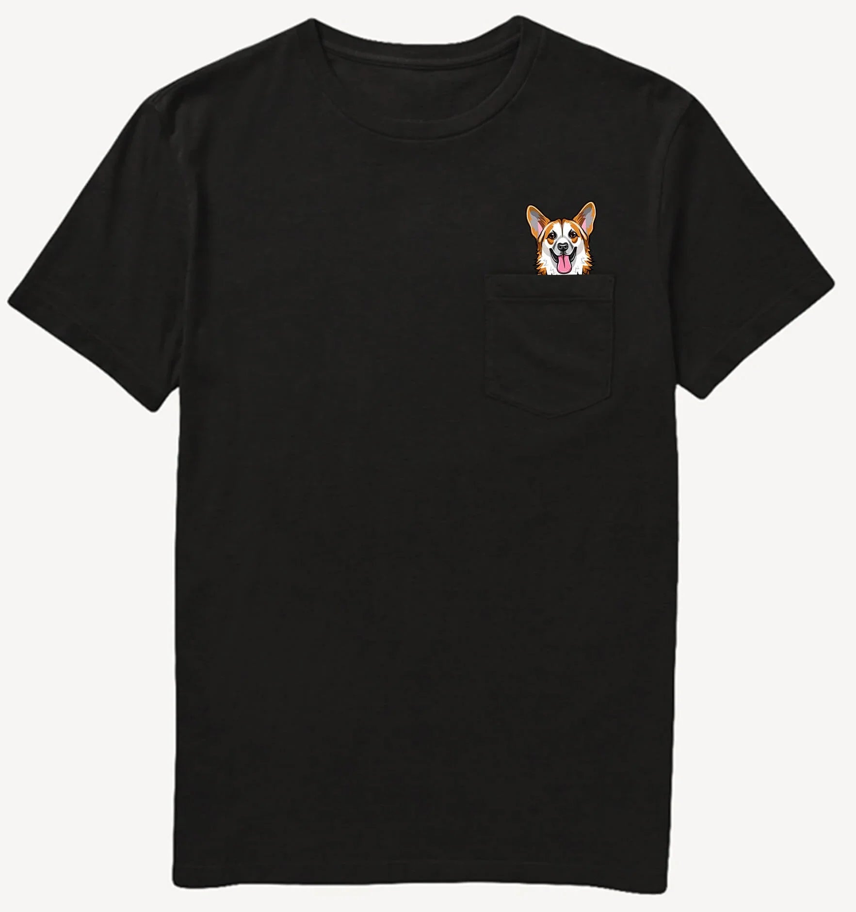 CLOOCL Funny Boxer  T-Shirt Pocket Dogs Printed T-shirt Hip Hop Tops Cotton Pet dog Tees Dropshipping