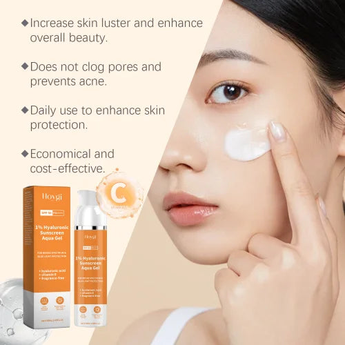Hoygi Hyaluronic Acid Cream Summer Outdoor Gentle Moisturizing Body Skin Protective Refreshing Moisturizer
