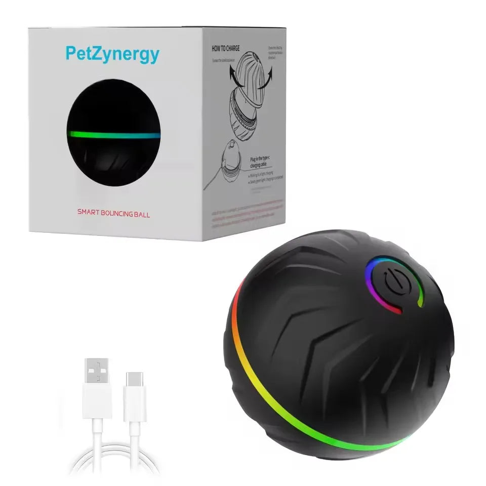 Pet Intelligent Gravity Bouncing Ball Dog Interactive Electric Smart Rolling Ball Dog Jumping Ball Pet Relaxation Sports Toys