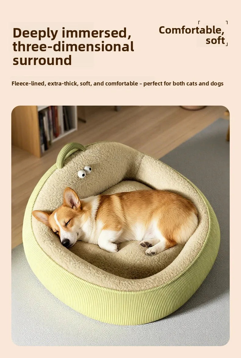 Dog kennel all-season pet small dog Teddy Pomeranian warm sleeping dog bed removable cat litter pet bed dog beds