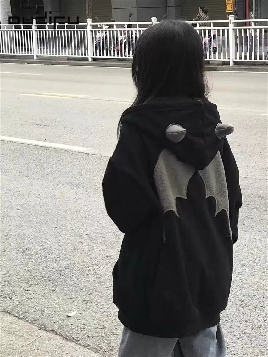 Hoodies Devil Women Men Dark Style Vintage Harajuku Hoody Zip Up Sweatshirt Hip Hop Streetwear Y2k Aesthetic Grunge Cardigan