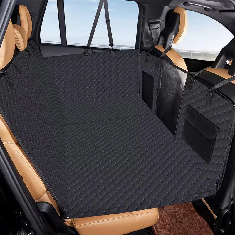 Extended Dog Car Seat Cover Car Bed Pet Backseat Cover Waterproof And Anti-Slip Pet Mat for Car SUV Truck Dog Products