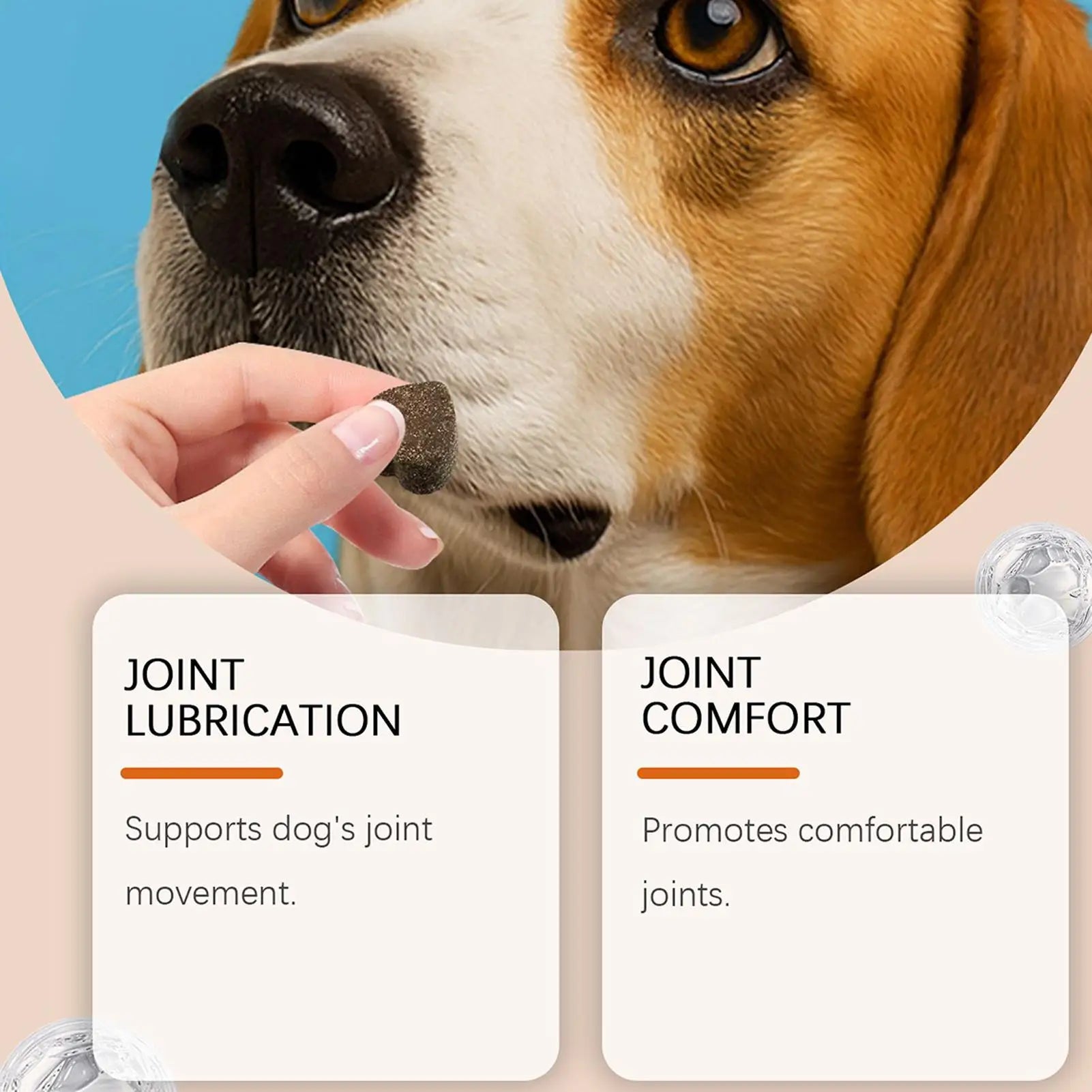 Joint Supplement For Dogs Natural Chews Pill 100-piece Dog Hip & Joint Care For Home Travel Daily Care Digestive Absorption Pet