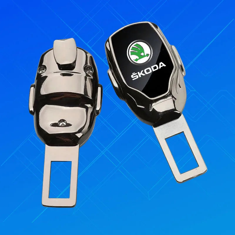 Car Seat Belt Extension Shoulder Straps Extender Button for Skoda Octavia Fabia Kamiq Kapoq Kodiaq Rapid SCALA Auto Accessories