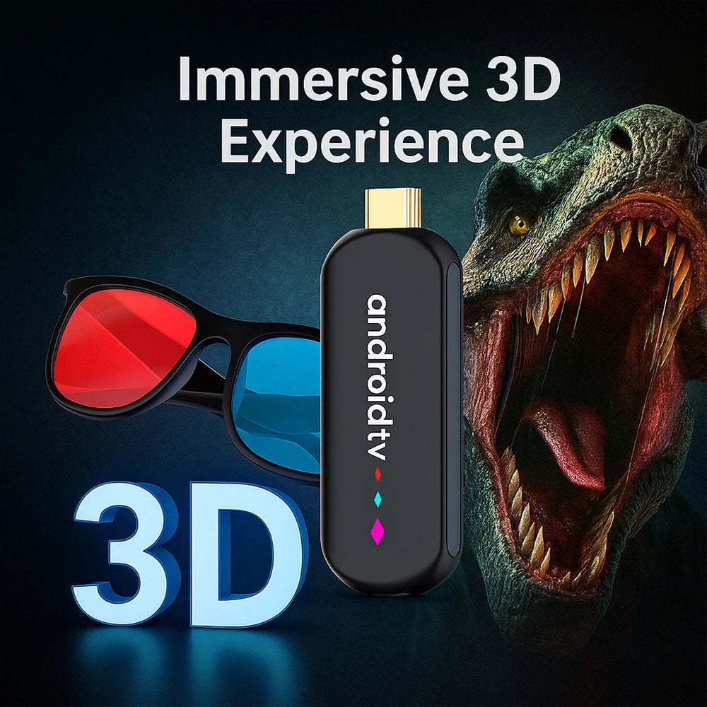 Amlogic S905L Quad Core Android TV Stick 4K Video WiFi BT Voice Assistant Remote Control Media Player Smart TV Box H96 Max