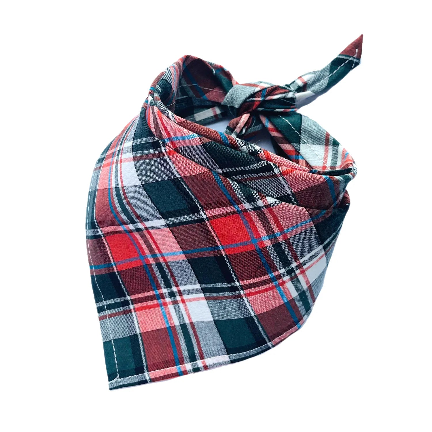 30/50pcs Cotton Plaid Dog Bandanas Thin Style Small Large Dog Scarves Bibs Collar Pet Dog Accessories for Summer