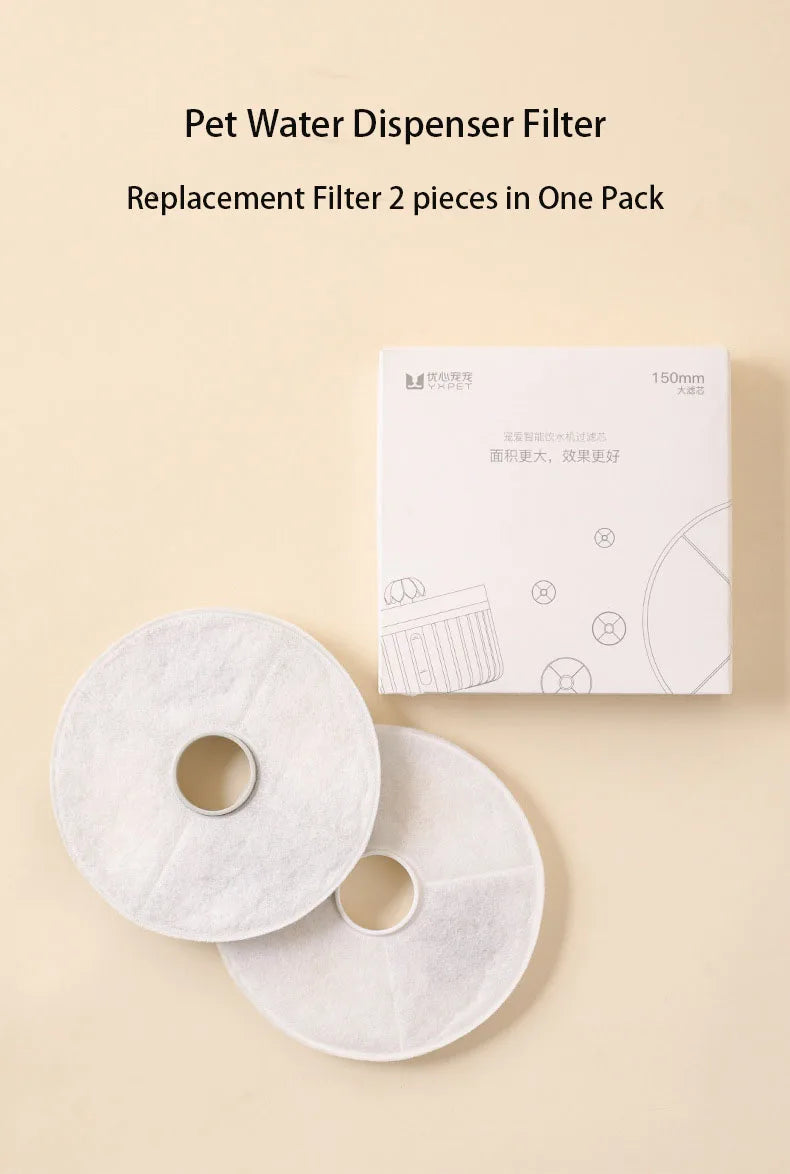 Cat Water Fountain Filter Replacement Filters for Battery Operated Cat Water Fountain Activated Carbon Filters