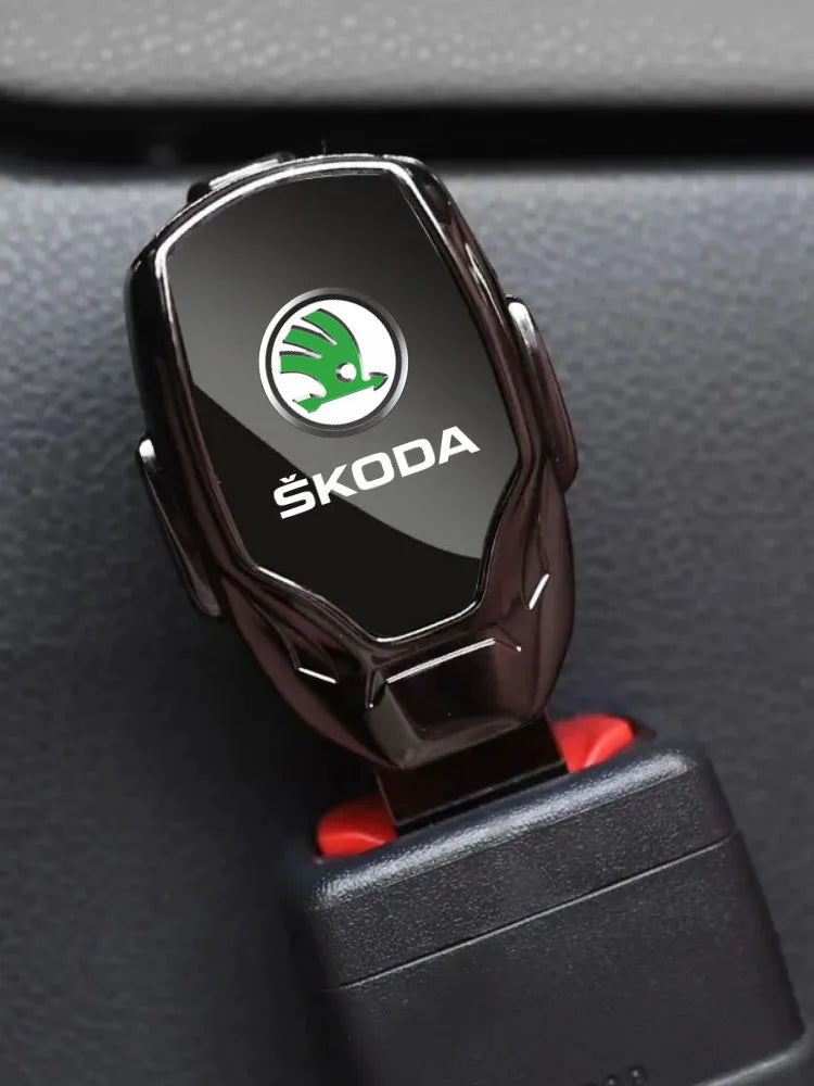 Car Seat Belt Extension Shoulder Straps Extender Button for Skoda Octavia Fabia Kamiq Kapoq Kodiaq Rapid SCALA Auto Accessories