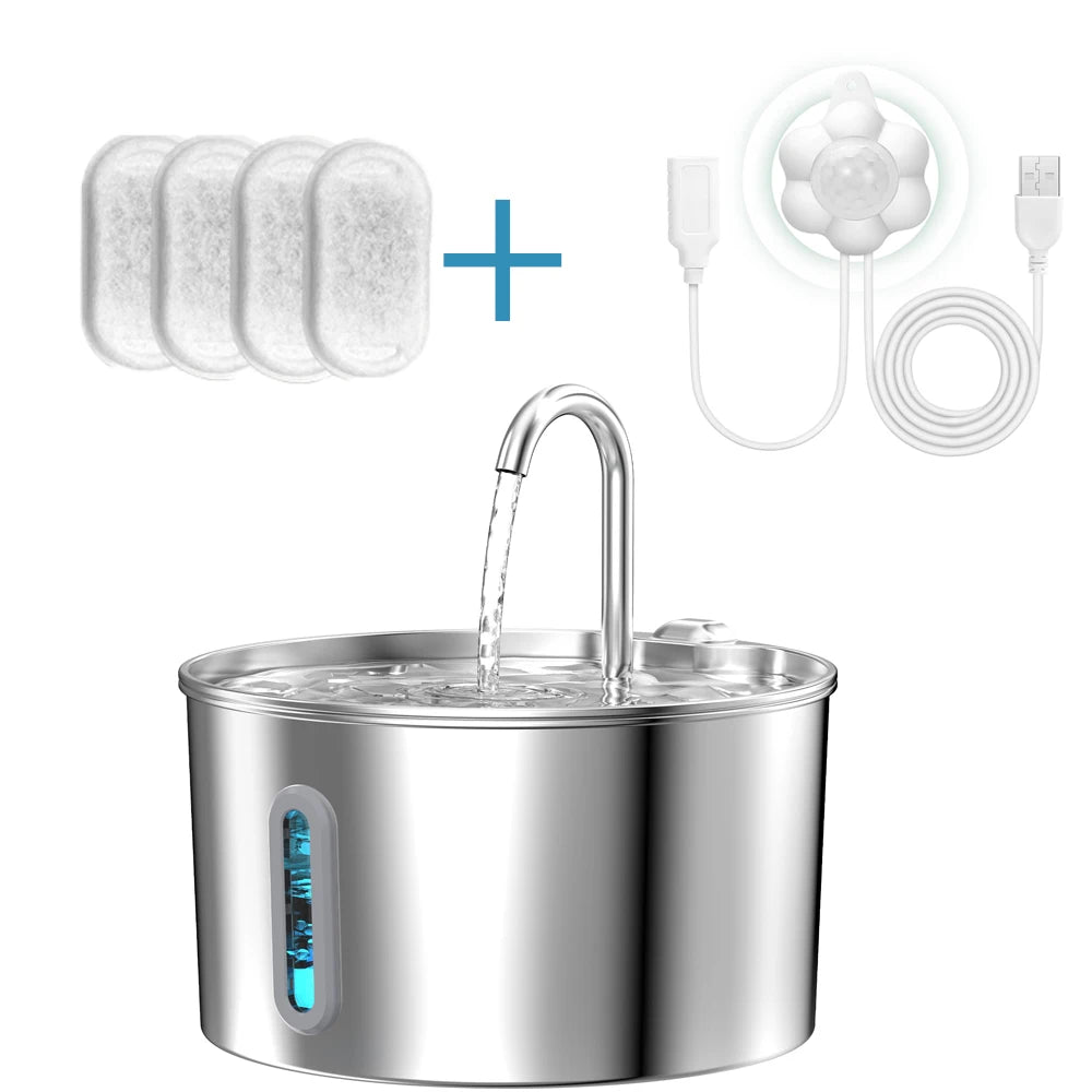 automatic cat water fountain combination; automatic dog water fountain; separate cat water fountain filter; Can choose