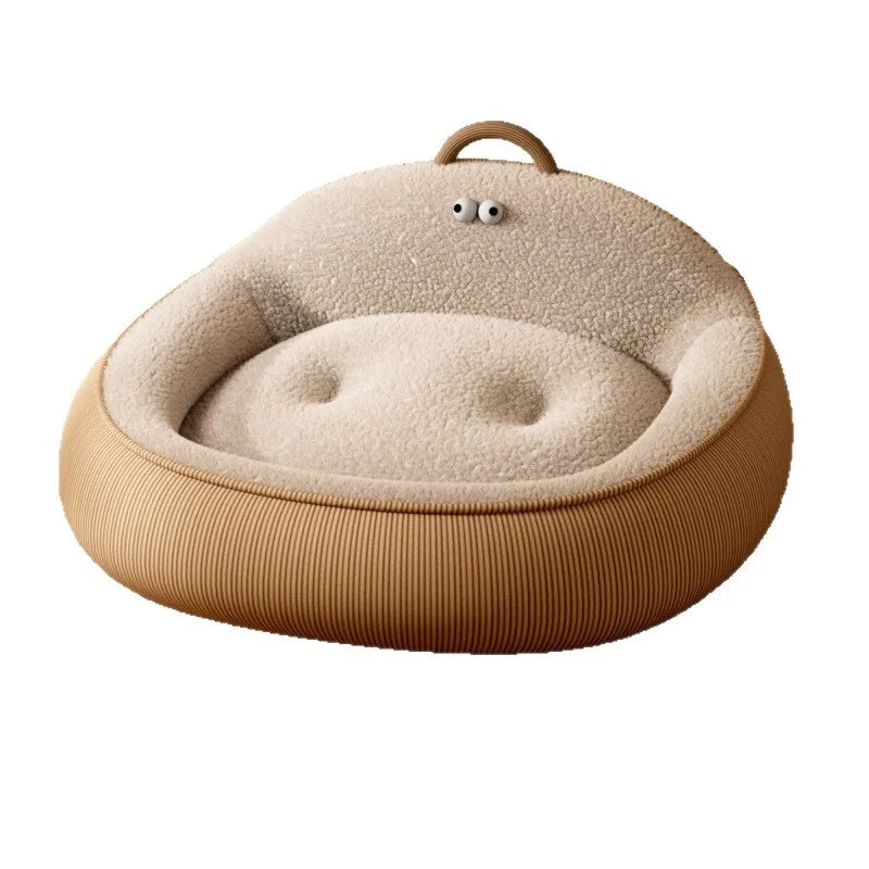 Dog kennel all-season pet small dog Teddy Pomeranian warm sleeping dog bed removable cat litter pet bed dog beds