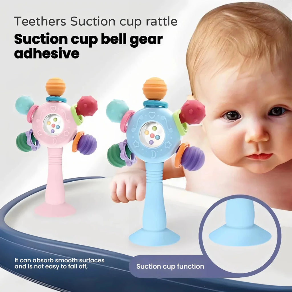 Baby Teething Toys Set，Teething Relief Toy,  BPA Free Cute Shaped Infant Teething Molar Toys Dental Care Newborn Babies Items