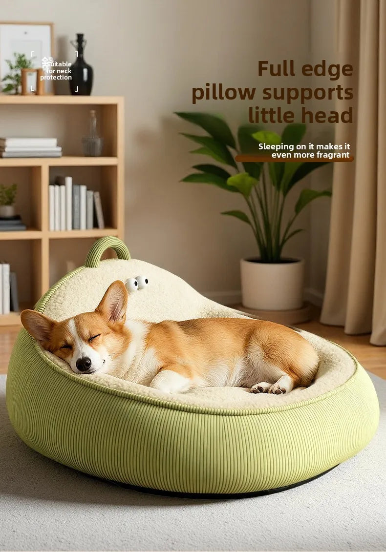 Dog kennel all-season pet small dog Teddy Pomeranian warm sleeping dog bed removable cat litter pet bed dog beds