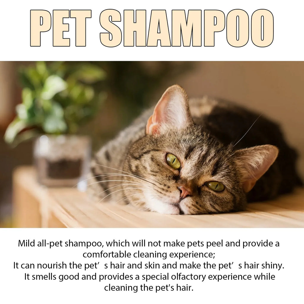Pet Shampoo Dog Shampoo And Coat Wash For Hydrating Cleansing And Adding To Pet Hair-300ml