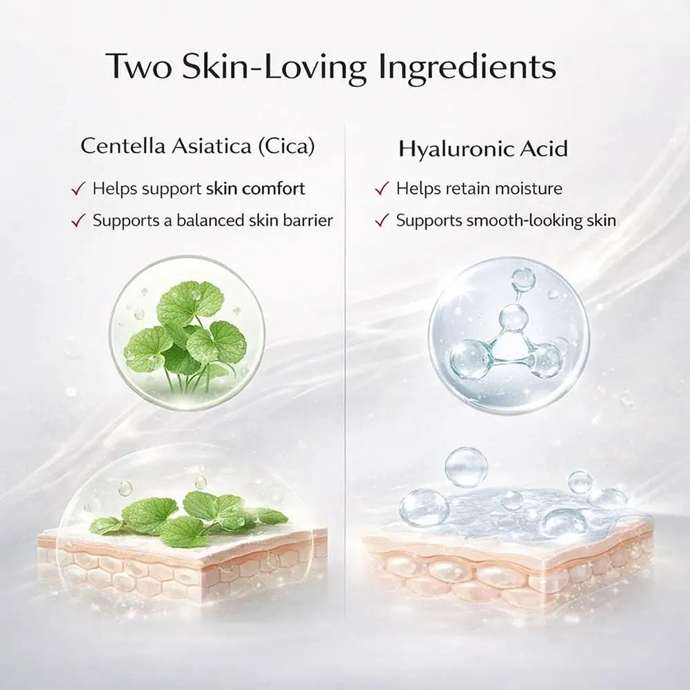 Koriderm Centella Asiatica Moisturizer Cream Hyaluronic Acid Gentle Repair Non Irritating For Daily Skincare Firming Barrier