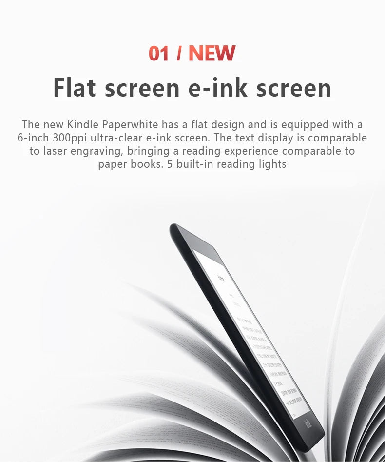 All-new Kindle Paperwhite 4-Now Waterproof 8GB Kindle Paperwhite4 300 ppi eBook e-ink Screen WIFI 6"LIGHT Wireless Reader