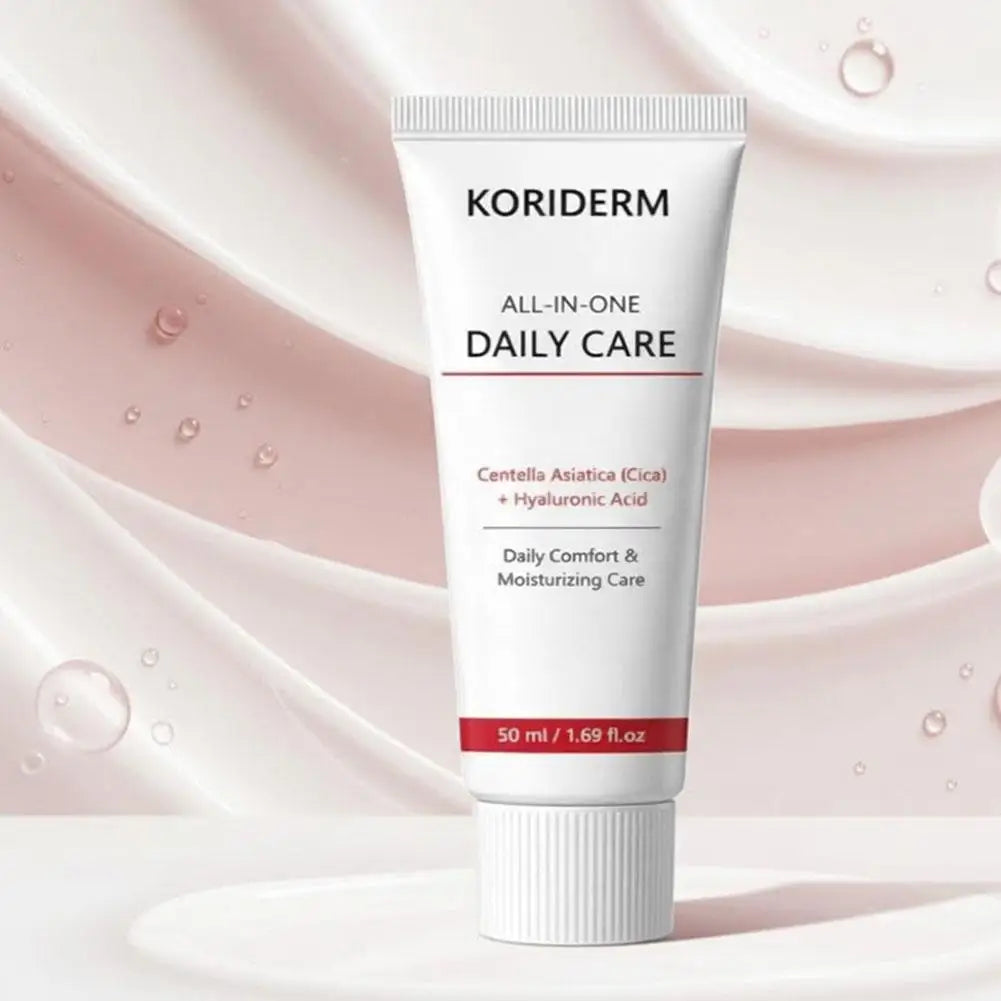 Koriderm Centella Asiatica Moisturizer Cream Hyaluronic Acid Gentle Repair Non Irritating For Daily Skincare Firming Barrier