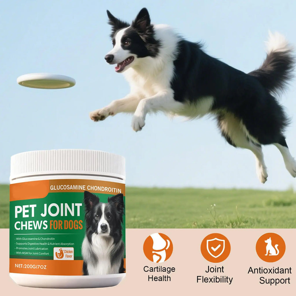 Joint Supplement For Dogs Natural Chews Pill 100-piece Dog Hip & Joint Care For Home Travel Daily Care Digestive Absorption Pet