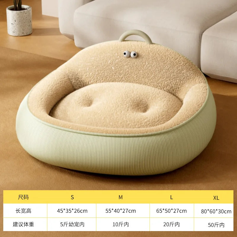Dog kennel all-season pet small dog Teddy Pomeranian warm sleeping dog bed removable cat litter pet bed dog beds