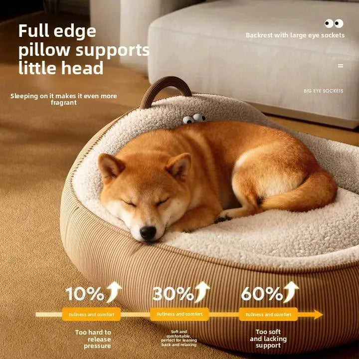 Dog kennel all-season pet small dog Teddy Pomeranian warm sleeping dog bed removable cat litter pet bed dog beds