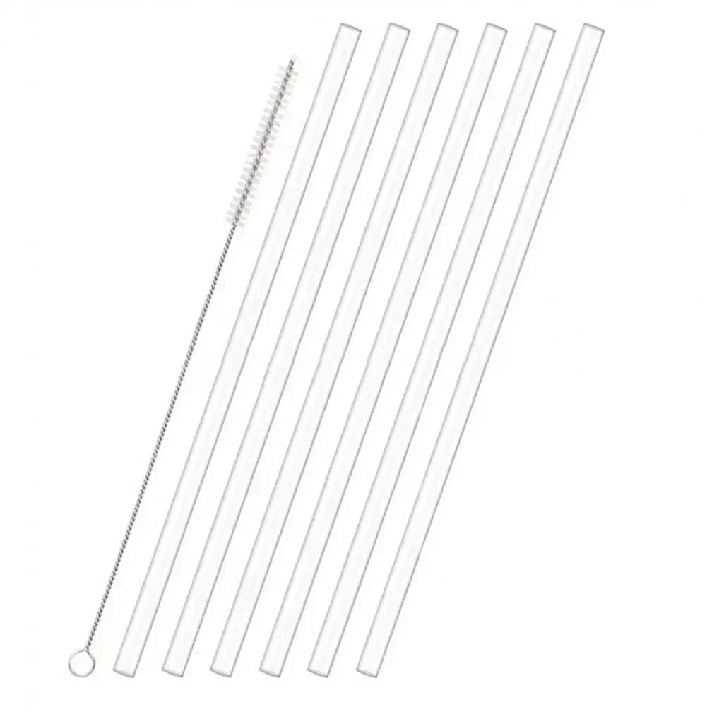 Replacement Straw Compatible with Stanley 20 Oz 30 Oz 40 Oz Cup Tumbler, Reusable Straws with Cleaning Brush