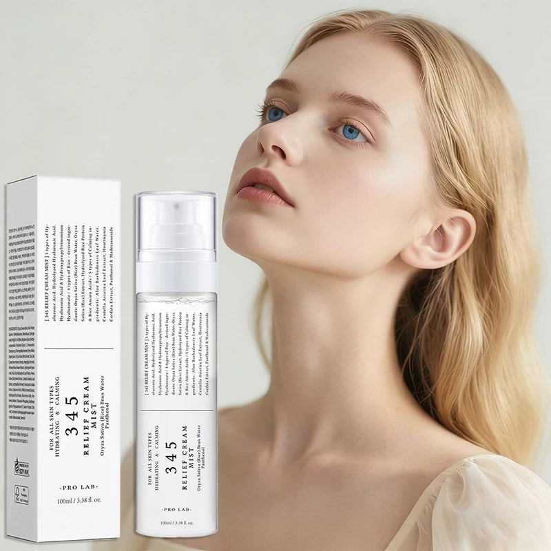 345 Sooth Cream Toner Camellia Leaf Centella Asiatica Extract Refresh Non-sticky Hydrate Dry Dehydrated Smooth Soft Complexion