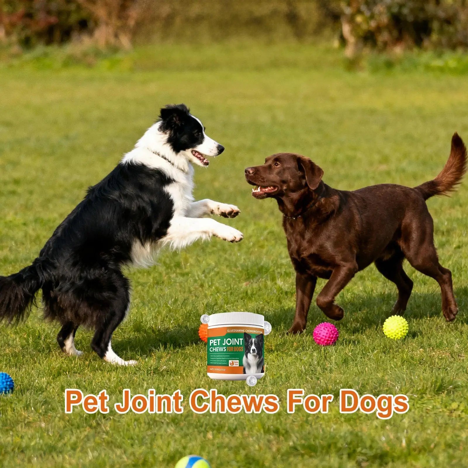 Joint Supplement For Dogs Natural Chews Pill 100-piece Dog Hip & Joint Care For Home Travel Daily Care Digestive Absorption Pet