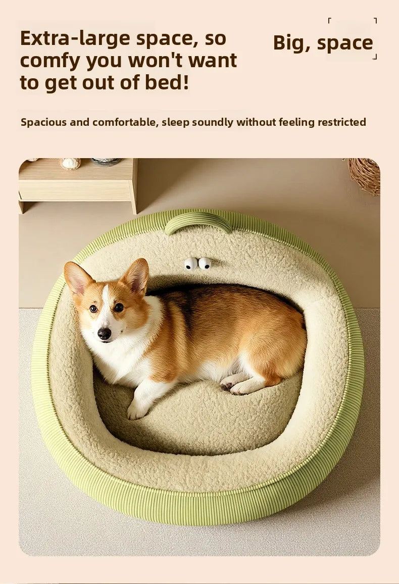 Dog kennel all-season pet small dog Teddy Pomeranian warm sleeping dog bed removable cat litter pet bed dog beds