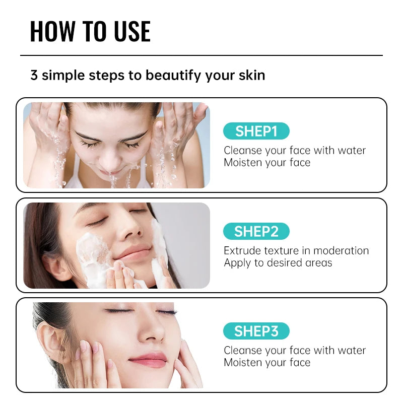 Salicylic Acid Acne Treatment Face Cream Repair Pimple Spots Deep Cleaning Pore Shrinking Anti-acne Scar Oil Control Moisturizer
