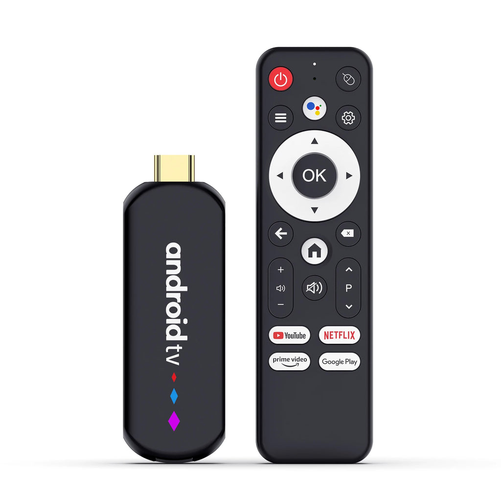 Amlogic S905L Quad Core Android TV Stick 4K Video WiFi BT Voice Assistant Remote Control Media Player Smart TV Box H96 Max