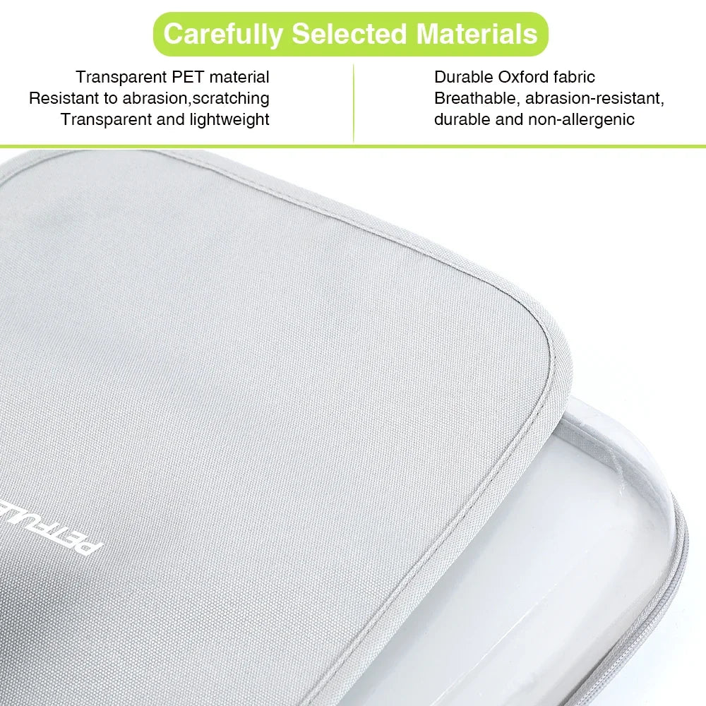 Cat Carrier, Double Sided Transparent Pet Cat Carrier, Ventilated Design for Carrying Cats, Large Space Pet Carrier Backpack