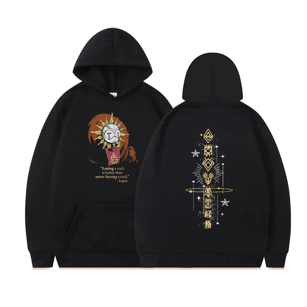 2026 Esquie Clair Obscur Expedition 33 Hoodie Expedition 33 Graphic Sweatshirt Game Inspired Vintage Fashion Hoodies Unisex