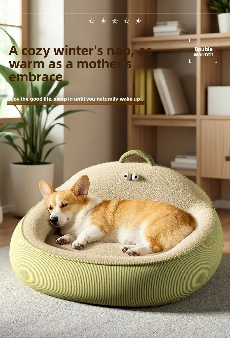Dog kennel all-season pet small dog Teddy Pomeranian warm sleeping dog bed removable cat litter pet bed dog beds