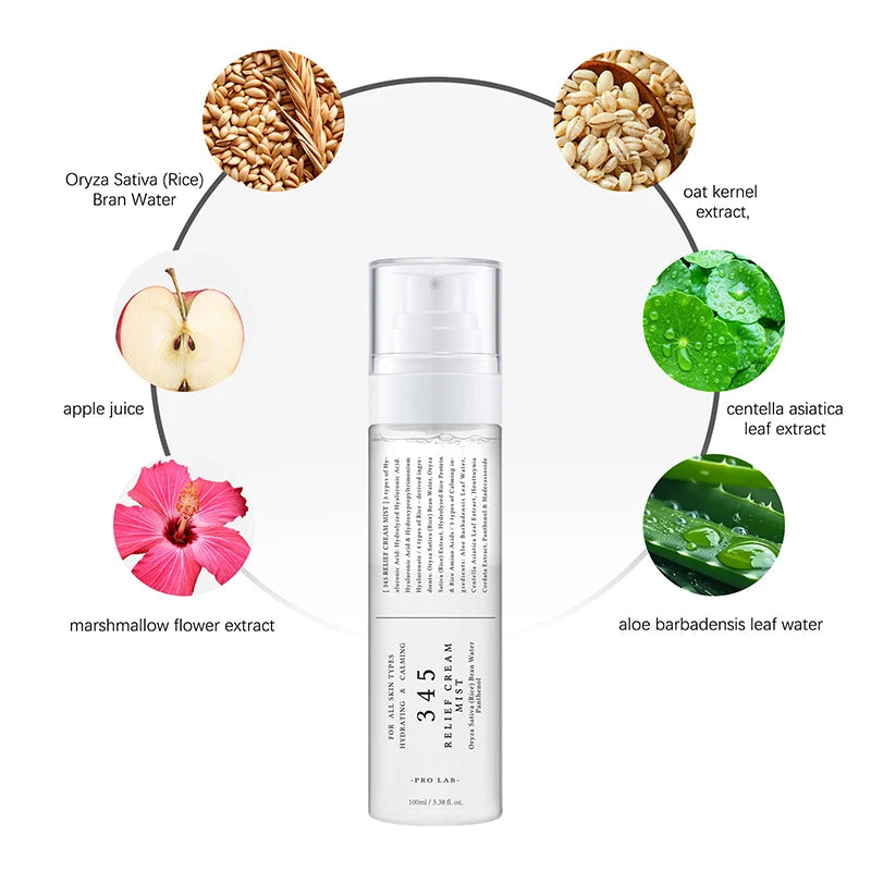 345 Sooth Cream Toner Camellia Leaf Centella Asiatica Extract Refresh Non-sticky Hydrate Dry Dehydrated Smooth Soft Complexion