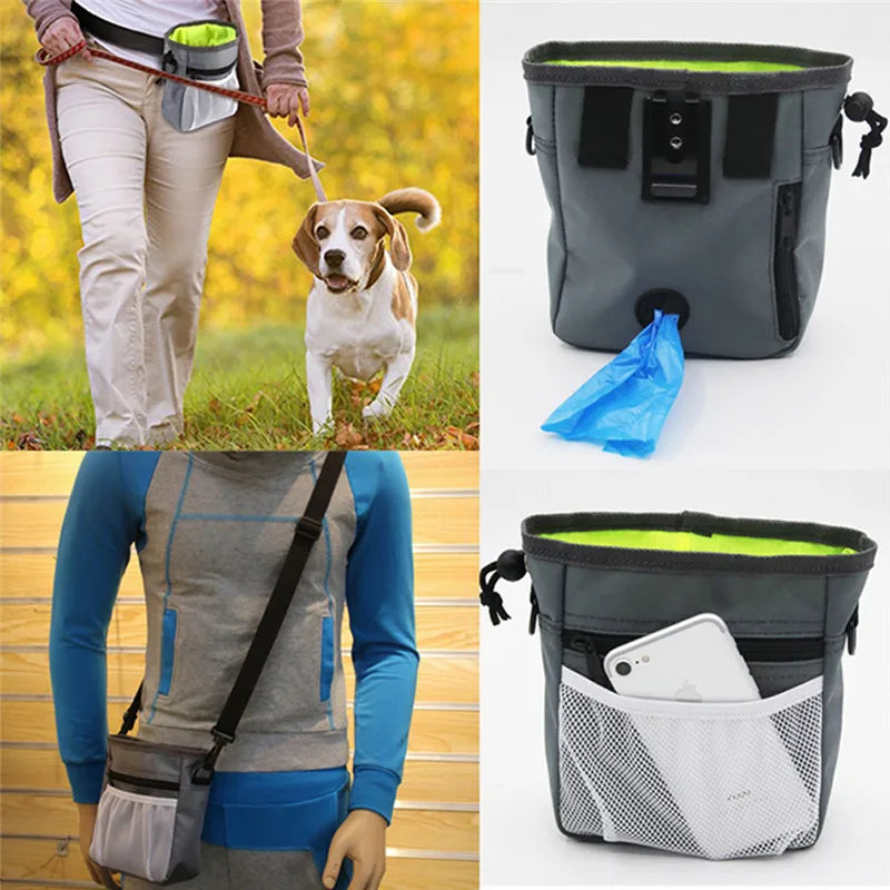 Pet Dog Snack Bag Treat Pouch Dog Training Treat Bag Outdoor Obedience Food Large Capacity Fashion Training Pack