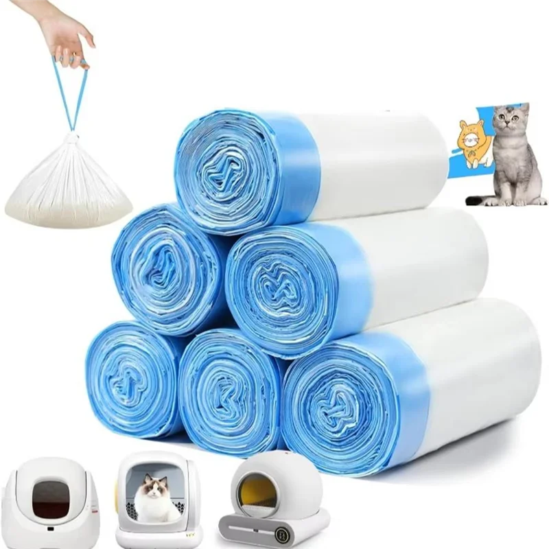 90 Count Cat Litter Bags Cat Litter Bags For Home Extra-Thick Cat Litter Box Liners