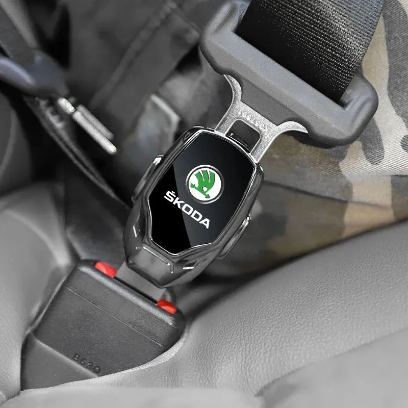 Car Seat Belt Extension Shoulder Straps Extender Button for Skoda Octavia Fabia Kamiq Kapoq Kodiaq Rapid SCALA Auto Accessories