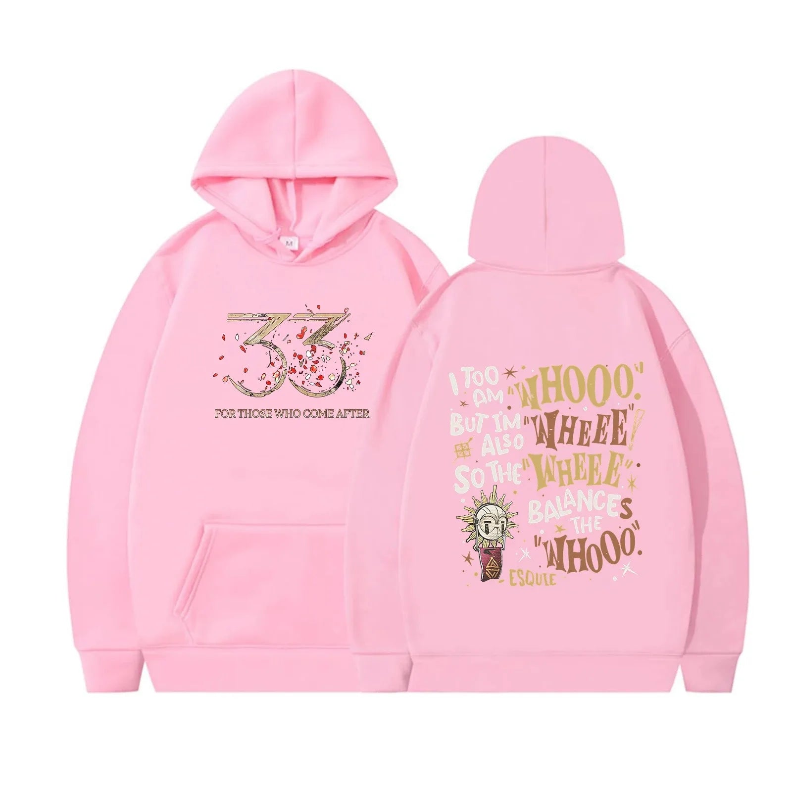 2026 Esquie Clair Obscur Expedition 33 Hoodie Expedition 33 Graphic Sweatshirt Game Inspired Vintage Fashion Hoodies Unisex