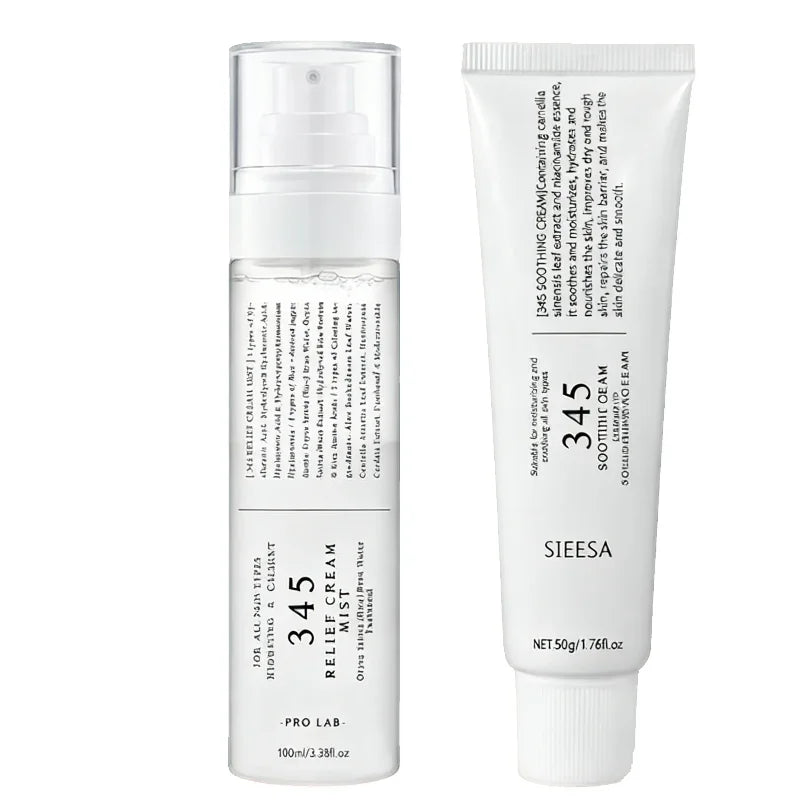 345 Sooth Cream Toner Camellia Leaf Centella Asiatica Extract Refresh Non-sticky Hydrate Dry Dehydrated Smooth Soft Complexion