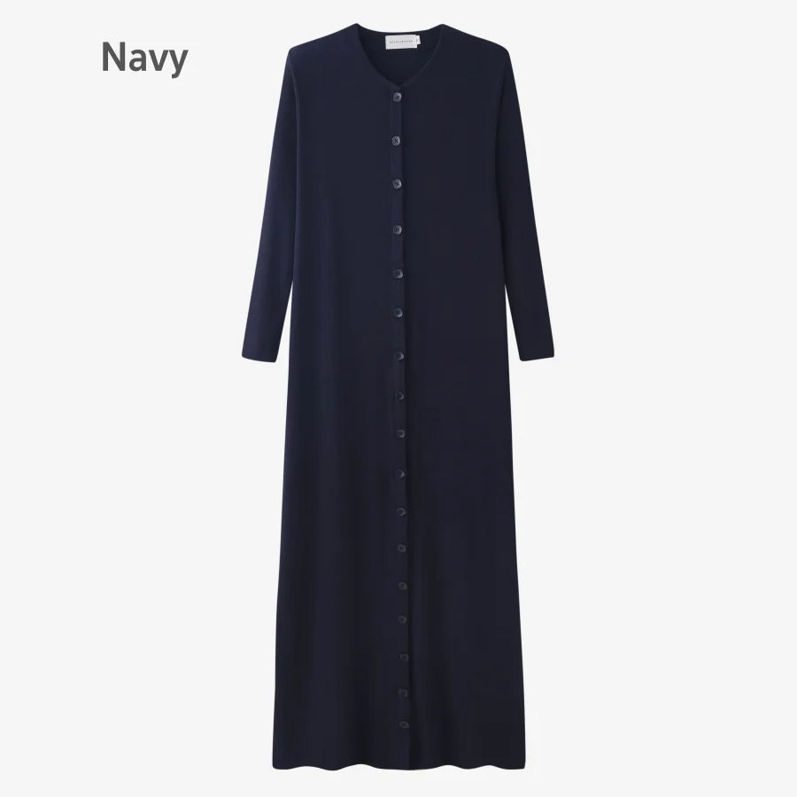 AS 2025 summer woman dress comfortable ribbing maxi button dress  lady clothes
