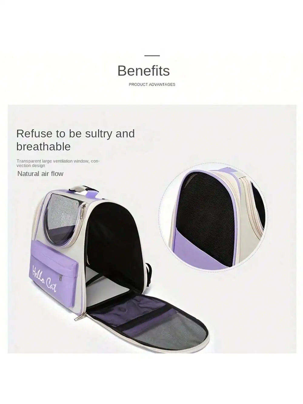 Cat Carrier Bags Windproof Outdoor Travel Backpack for Cat Small Dogs Transport Carrying Bag Cat Backpack Carriers With Cushion