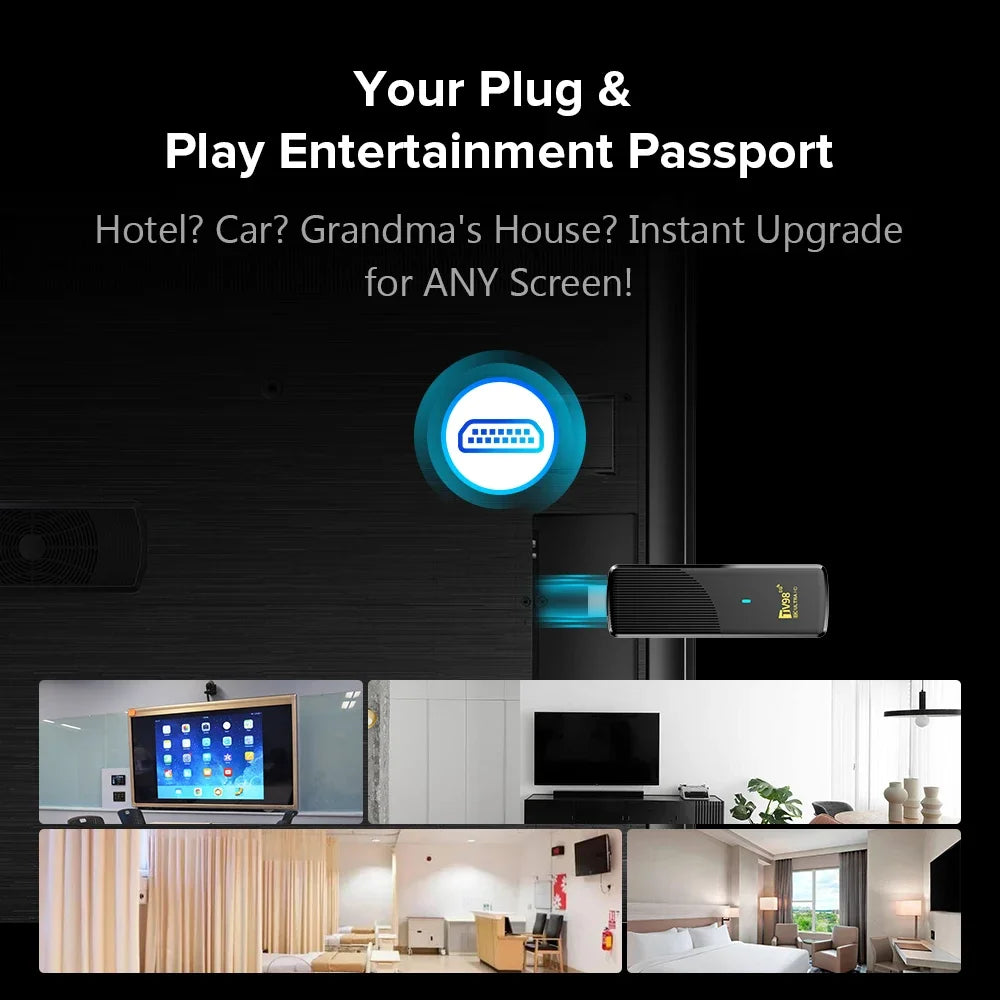 Updated TV98 ATV X9 TV Stick Android 14 Allwinner H313 Quad Core Wifi 4G 5G BT5.0 Voice Remote Smart TV Box HD 4K 8K iptv Stick