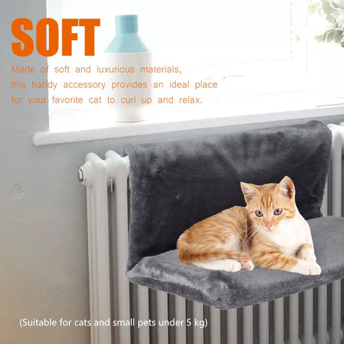 1-5Pc Pet Cat Radiator Bed Hanging Cat Cradle Hammock with Metal Frame Small Pet Animal Hanging Bed Luxury Basket Pet Accessorie