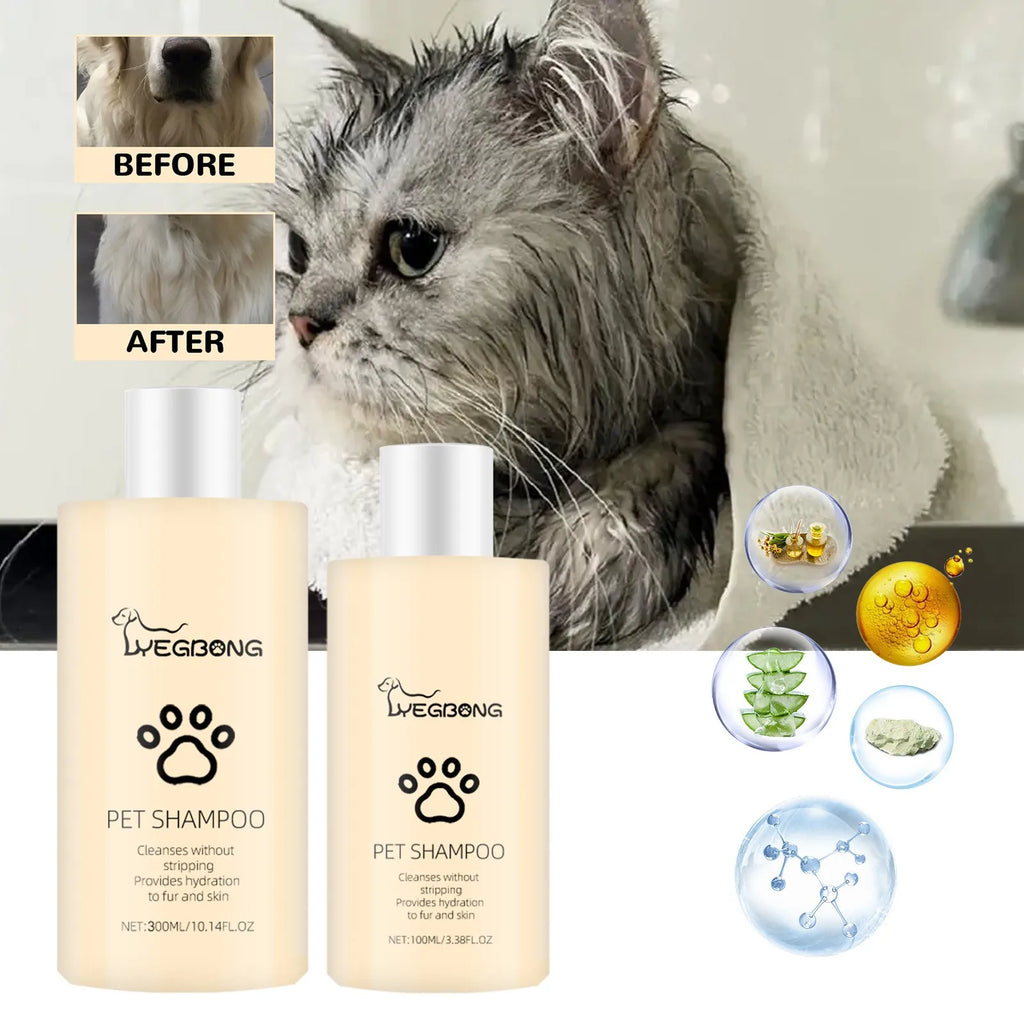 Pet Shampoo Dog Shampoo And Coat Wash For Hydrating Cleansing And Adding To Pet Hair-300ml