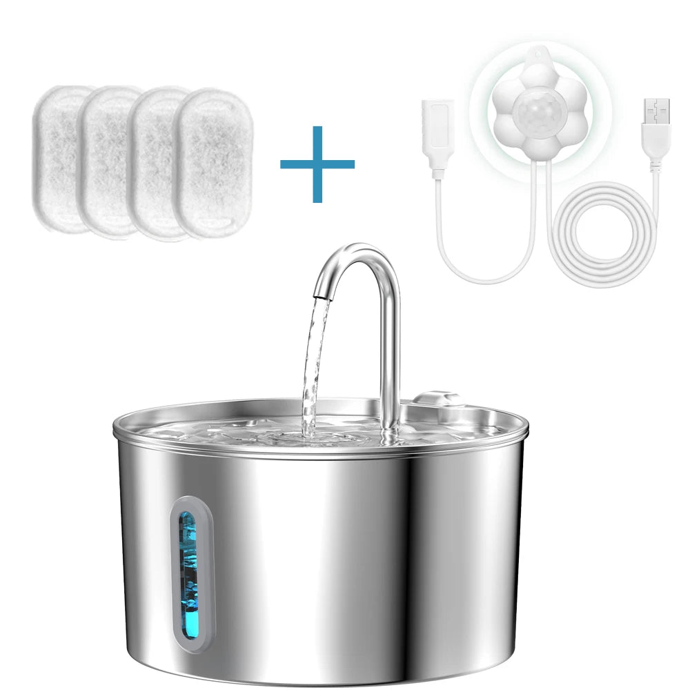 automatic cat water fountain combination; automatic dog water fountain; separate cat water fountain filter; Can choose