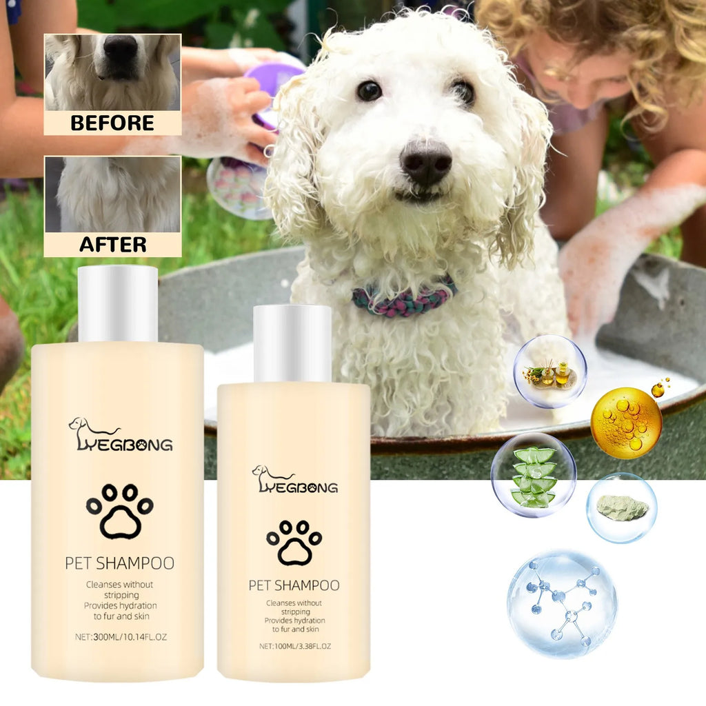 Pet Shampoo Dog Shampoo And Coat Wash For Hydrating Cleansing And Adding To Pet Hair-300ml
