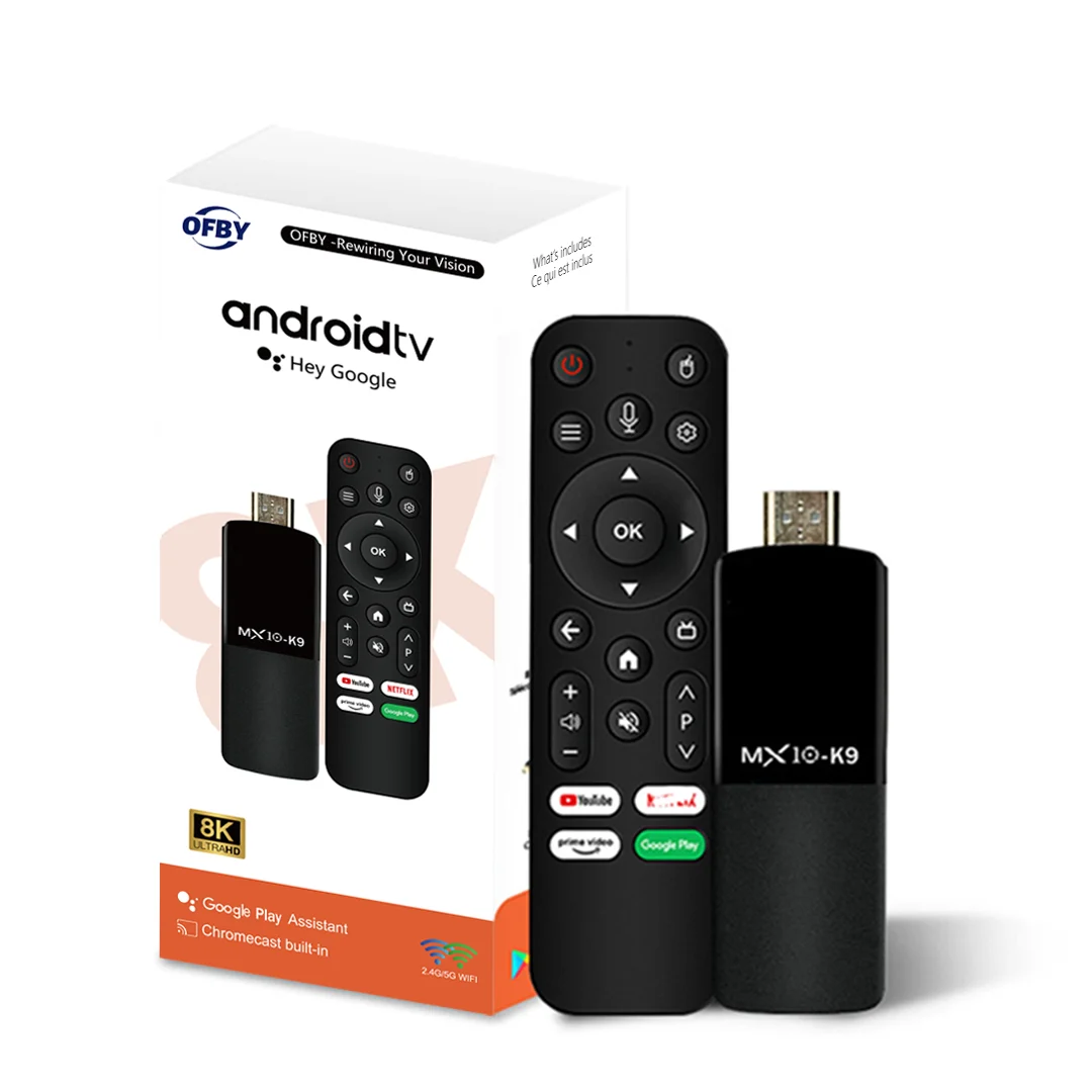 New Fire TV Stick 4k OFBY K9 Allwinner H313 Chip 2GB RAM 16GB ROM Android 13 OS TV Stick HD Picture Quality Fast Streaming