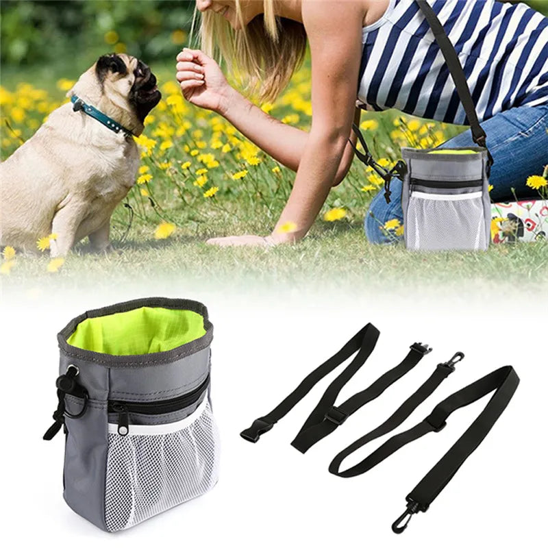 Pet Dog Snack Bag Treat Pouch Dog Training Treat Bag Outdoor Obedience Food Large Capacity Fashion Training Pack