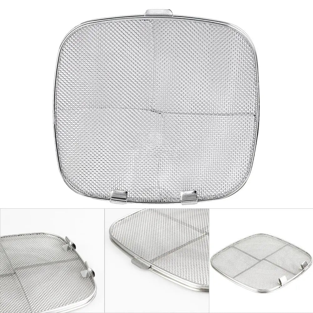 Stainless Steel Splatter Shield for Ninja Foodi AG301 Air Fryer Accessories for Ninja Foodi 5-in-1 Indoor Grill Replacement Part