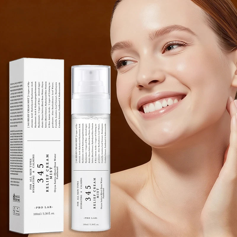 345 Sooth Cream Toner Camellia Leaf Centella Asiatica Extract Refresh Non-sticky Hydrate Dry Dehydrated Smooth Soft Complexion