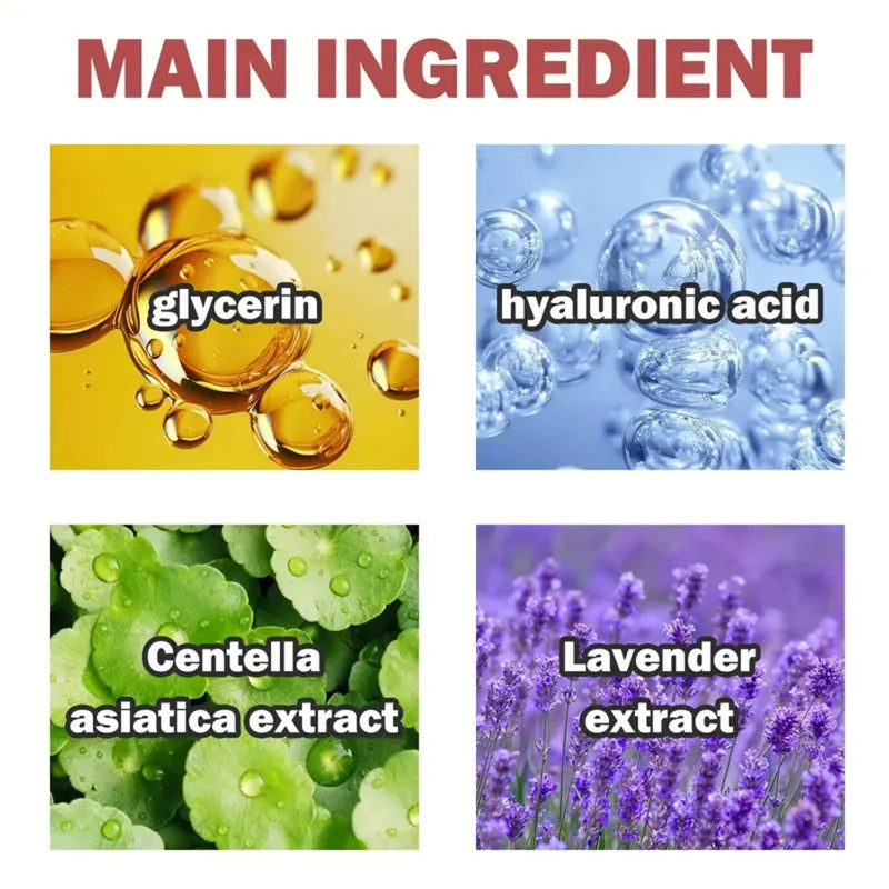 345 Sooth Cream Toner Camellia Leaf Centella Asiatica Extract Refresh Non-sticky Hydrate Dry Dehydrated Smooth Soft Complexion